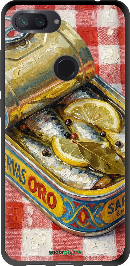 TPU чехол Vintage Sardine Tin Phone для Xiaomi Mi 8 Lite - 6772b-1585 изображение 