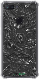 Силикон с усиленными углами чехол Воронья ярость для Xiaomi Mi 8 Lite - 6474sp-1585 изображение 