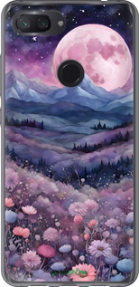 2D пластиковый чехол Ночь луна арт для Xiaomi Mi 8 Lite - 6319t-1585 изображение 