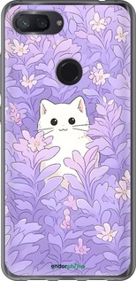 2D пластиковый чехол Котик в цветах для Xiaomi Mi 8 Lite - 6390t-1585 изображение 
