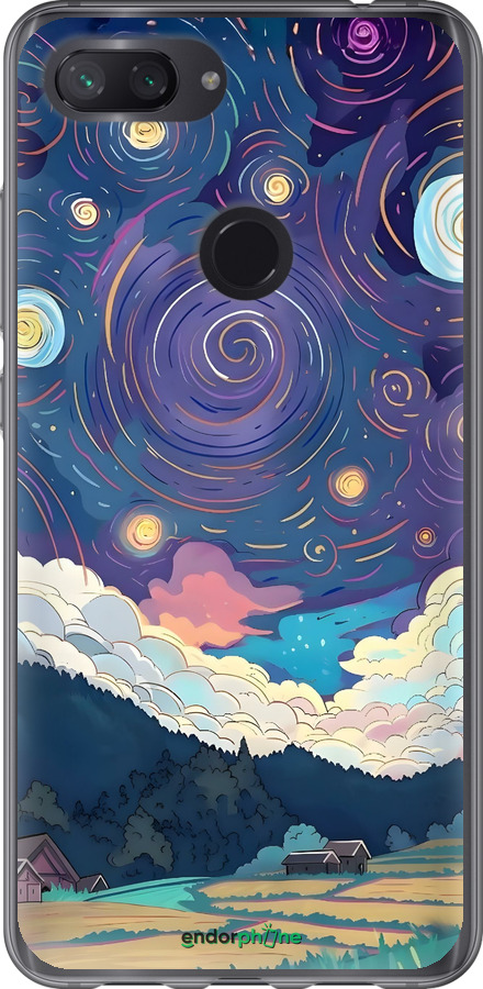 2D пластиковый чехол Креативный арт для Xiaomi Mi 8 Lite - 6322t-1585 изображение 