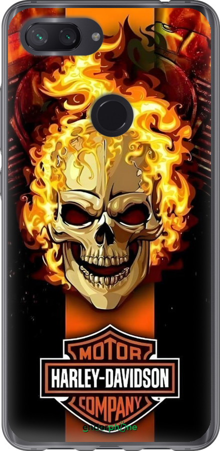 2D пластиковый чехол Харлей девидсон для Xiaomi Mi 8 Lite - 6370t-1585 изображение 
