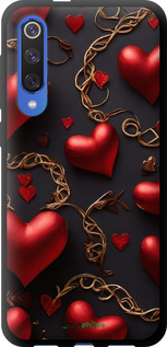 TPU чехол Сердечки для Xiaomi Mi 9 SE - 5831b-1674 изображение 