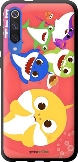 TPU чехол Бейби Шаркс для Xiaomi Mi 9 SE - 6305b-1674 изображение 