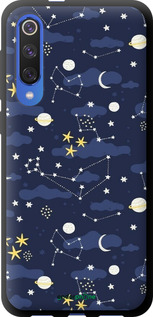 TPU чехол Астрономічний візерунок для Xiaomi Mi 9 SE - 6446b-1674 изображение 