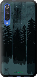 TPU чехол Лиса и ночной лес для Xiaomi Mi 9 SE - 6481b-1674 изображение 