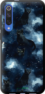 TPU чехол Зображення котиків з темною аквареллю для Xiaomi Mi 9 SE - 6521b-1674 изображение 