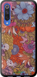TPU чехол Абстрактні  квіти для Xiaomi Mi 9 SE - 6526b-1674 изображение 