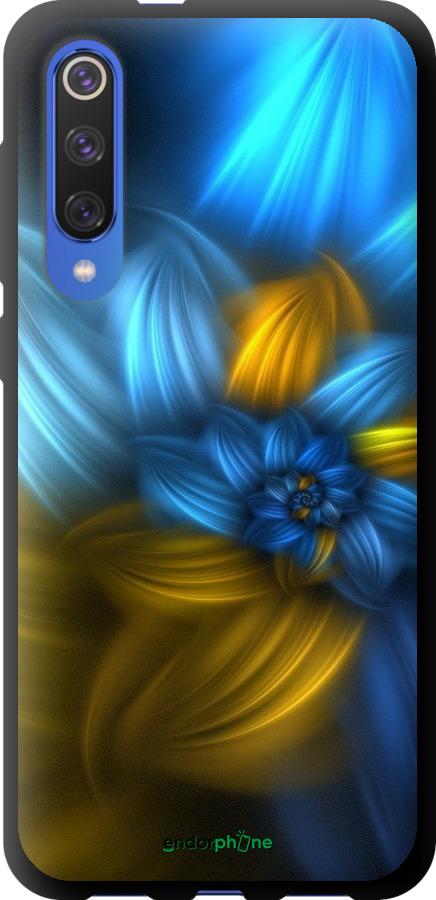 

TPU чорний чохол "Візерунок 46" для Xiaomi Mi 9 SE, Синій