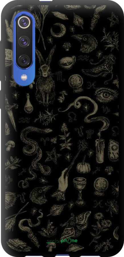 TPU чехол Мистический коллаж с травами и магическими символами для Xiaomi Mi 9 SE - 6428b-1674 изображение 