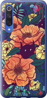2D пластиковий чехол Із зображенням польових квітів для Xiaomi Mi 9 SE - 6419t-1674 изображение 