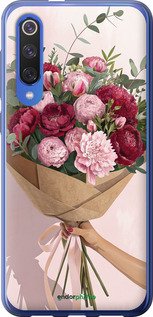 Силіконовий чехол Півонії 1 для Xiaomi Mi 9 SE - 6705u-1674 изображение 