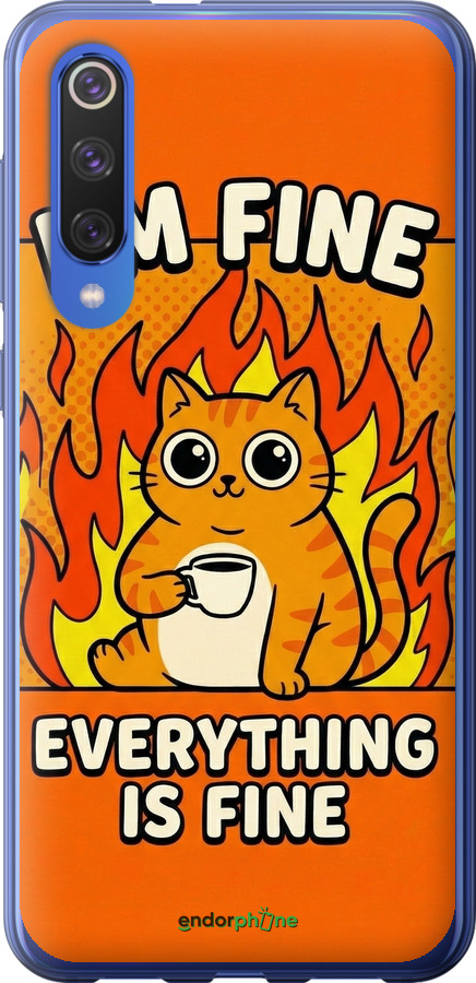 Силіконовий чехол Funny Cat для Xiaomi Mi 9 SE - 6786u-1674 изображение 