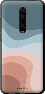 TPU чехол С синими и розовыми волнами в стиле ретро для Xiaomi Mi 9T - 6532b-1815 изображение 