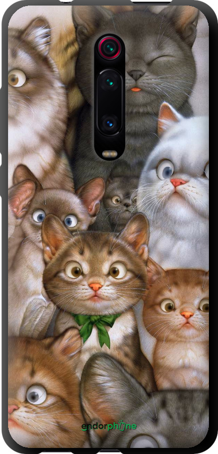 

TPU чорний чохол "Коти" для Xiaomi Mi 9T Pro