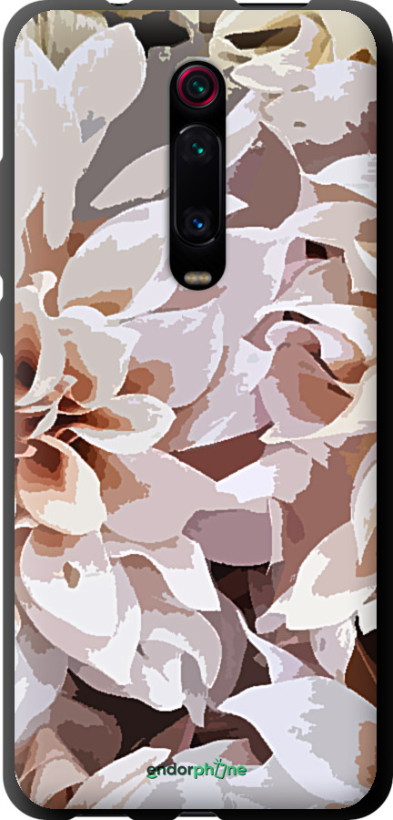 TPU чехол пионы акварелью для Xiaomi Mi 9T - 4376b-1815 изображение 