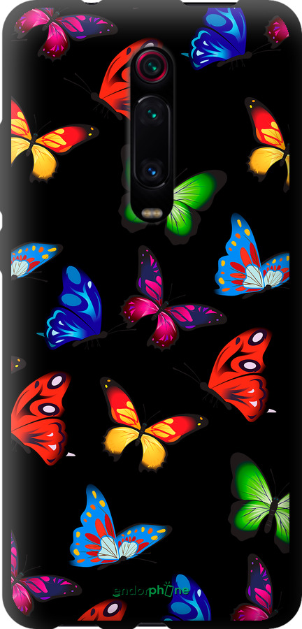 TPU чехол Красочные мотыльки для Xiaomi Mi 9T Pro - 4761b-1698 изображение 