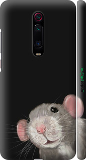 3D пластиковий матовий чехол The Peeking Rat для Xiaomi Mi 9T Pro - 6442m-1698 изображение 