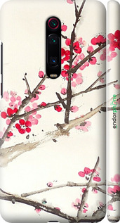 3D пластиковый матовый чехол Принт с изображением цветения сакуры для Xiaomi Mi 9T Pro - 6545m-1698 изображение 