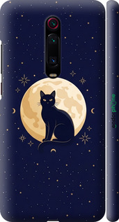 3D пластиковый матовый чехол Cute Cat Celestial/Witchy для Xiaomi Redmi K20 - 6787m-1817 изображение 