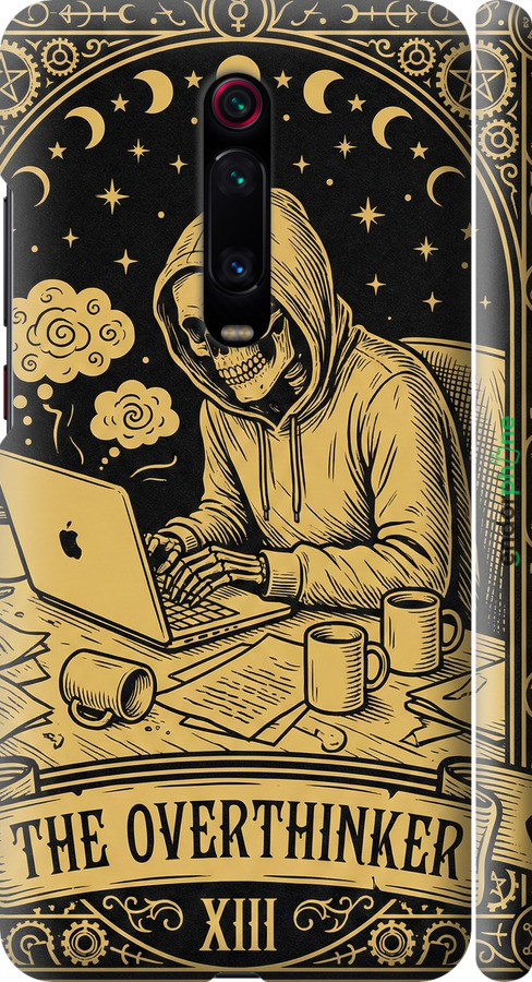 3D пластиковый матовый чехол The Overthinker для Xiaomi Redmi K20 - 6774m-1817 изображение 