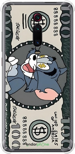 Силикон с усиленными углами чехол Том и джерри для Xiaomi Redmi K20 Pro - 6291sp-1816 изображение 