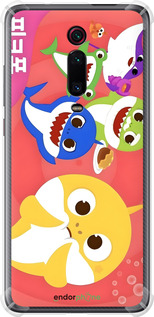 Силикон с усиленными углами чехол Бейби Шаркс для Xiaomi Mi 9T Pro - 6305sp-1698 изображение 