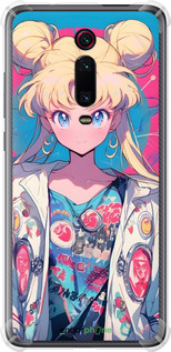 Силикон с усиленными углами чехол Сейлор Мун 2 для Xiaomi Mi 9T Pro - 6351sp-1698 изображение 