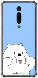 Силикон с усиленными углами чехол Милый мишка для Xiaomi Mi 9T - 6357sp-1815 изображение 