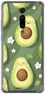 Силикон с усиленными углами чехол Авокадо для Xiaomi Redmi K20 Pro - 6380sp-1816 изображение 