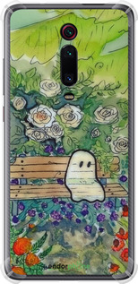 Силикон с усиленными углами чехол Грустное привидение для Xiaomi Mi 9T - 6403sp-1815 изображение 