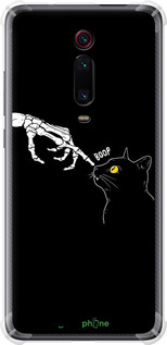 Силіконовий протиударний с посиленими кутами чехол Кішка для Xiaomi Mi 9T Pro - 6505sp-1698 изображение 