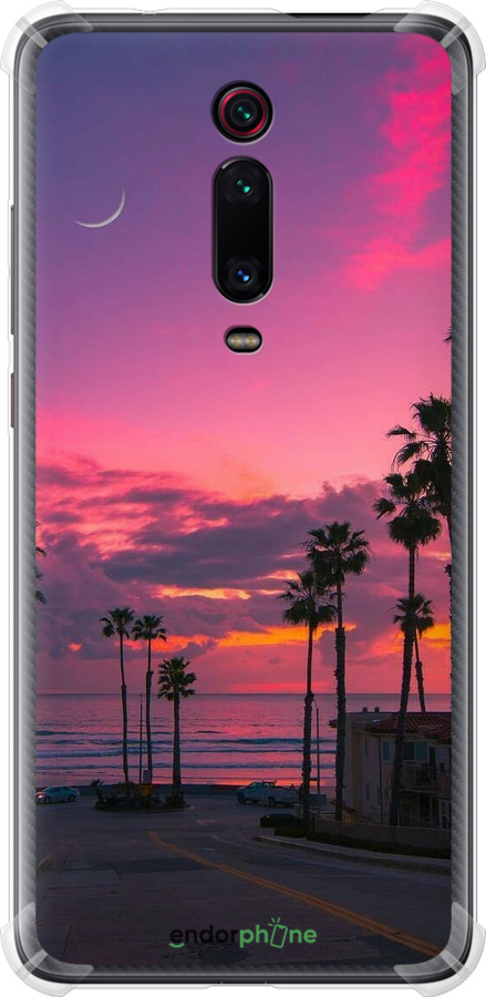 Силикон с усиленными углами чехол Пальмы для Xiaomi Mi 9T Pro - 5873sp-1698 изображение 