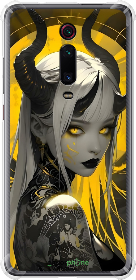 Силикон с усиленными углами чехол Аниме демон 2 для Xiaomi Mi 9T Pro - 6309sp-1698 изображение 