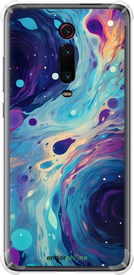 Силикон с усиленными углами чехол Арт акварель для Xiaomi Mi 9T - 6329sp-1815 изображение 