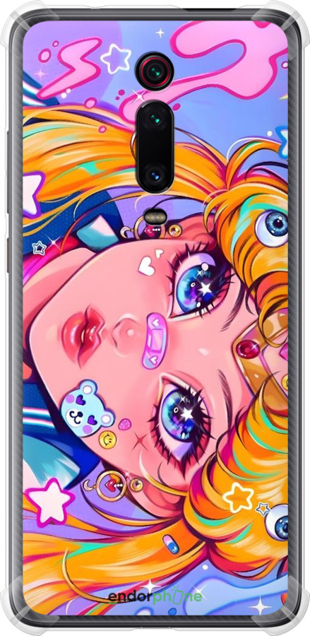 Силикон с усиленными углами чехол Сейлор Мун 4 для Xiaomi Mi 9T Pro - 6353sp-1698 изображение 