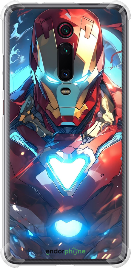 Силикон с усиленными углами чехол Железный человек для Xiaomi Redmi K20 Pro - 6372sp-1816 изображение 