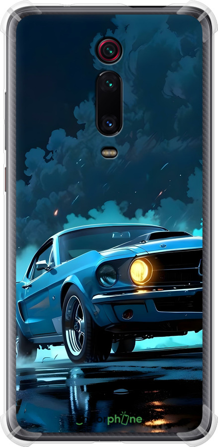 Силіконовий протиударний с посиленими кутами чехол Форд мустанг для Xiaomi Mi 9T Pro - 6374sp-1698 изображение 