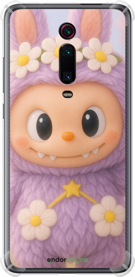 Силіконовий протиударний с посиленими кутами чехол Лабубу 1 для Xiaomi Mi 9T Pro - 6709sp-1698 изображение 
