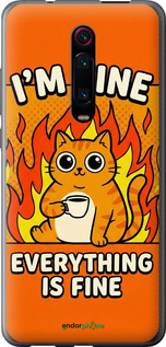 2D пластиковый чехол 'Funny Cat' для Xiaomi Mi 9T изображение 19