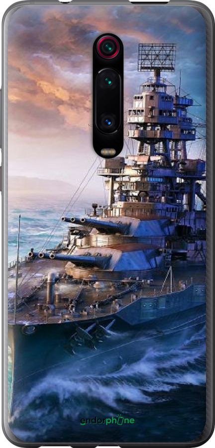 2D пластиковый чехол Военный корабль, world of tanks, wargaming для Xiaomi Mi 9T Pro - 6461t-1698 изображение 
