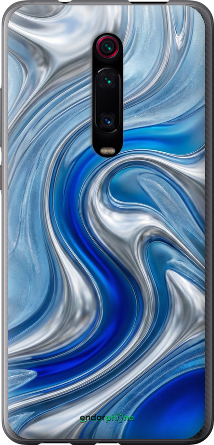 2D пластиковый чехол Liquid Chrome для Xiaomi Mi 9T Pro - 6781t-1698 изображение 