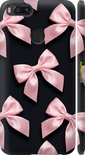 3D пластиковый матовый чехол Coquette Ribbons Dark Coquette для Xiaomi Mi 5X - 6767m-1042 изображение 