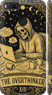 3D пластиковый матовый чехол The Overthinker для Xiaomi Mi A1 - 6774m-1132 изображение 