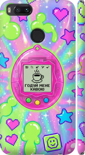 3D пластиковый матовый чехол Y2K Aesthetic Retro Pet: Годуй мене кавою для Xiaomi Mi A1 - 6784m-1132 изображение 