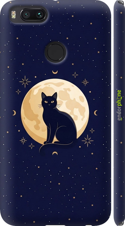 3D пластиковый матовый чехол Cute Cat Celestial/Witchy для Xiaomi Mi A1 - 6787m-1132 изображение 