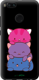 Силиконовый чехол Милые кошки для Xiaomi Mi 5X - 6518u-1042 изображение 
