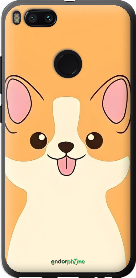 2D пластиковий чехол Милый пес для Xiaomi Mi A1 - 6296t-1132 изображение 