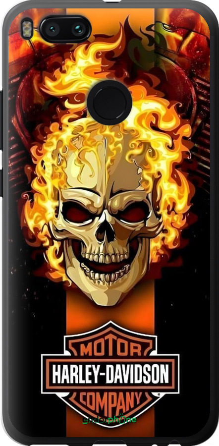 Силиконовый чехол Харлей девидсон для Xiaomi Mi A1 - 6370u-1132 изображение 