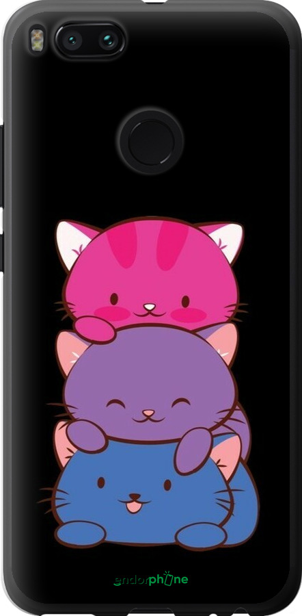 Силиконовый чехол Милые кошки для Xiaomi Mi 5X - 6518u-1042 изображение 